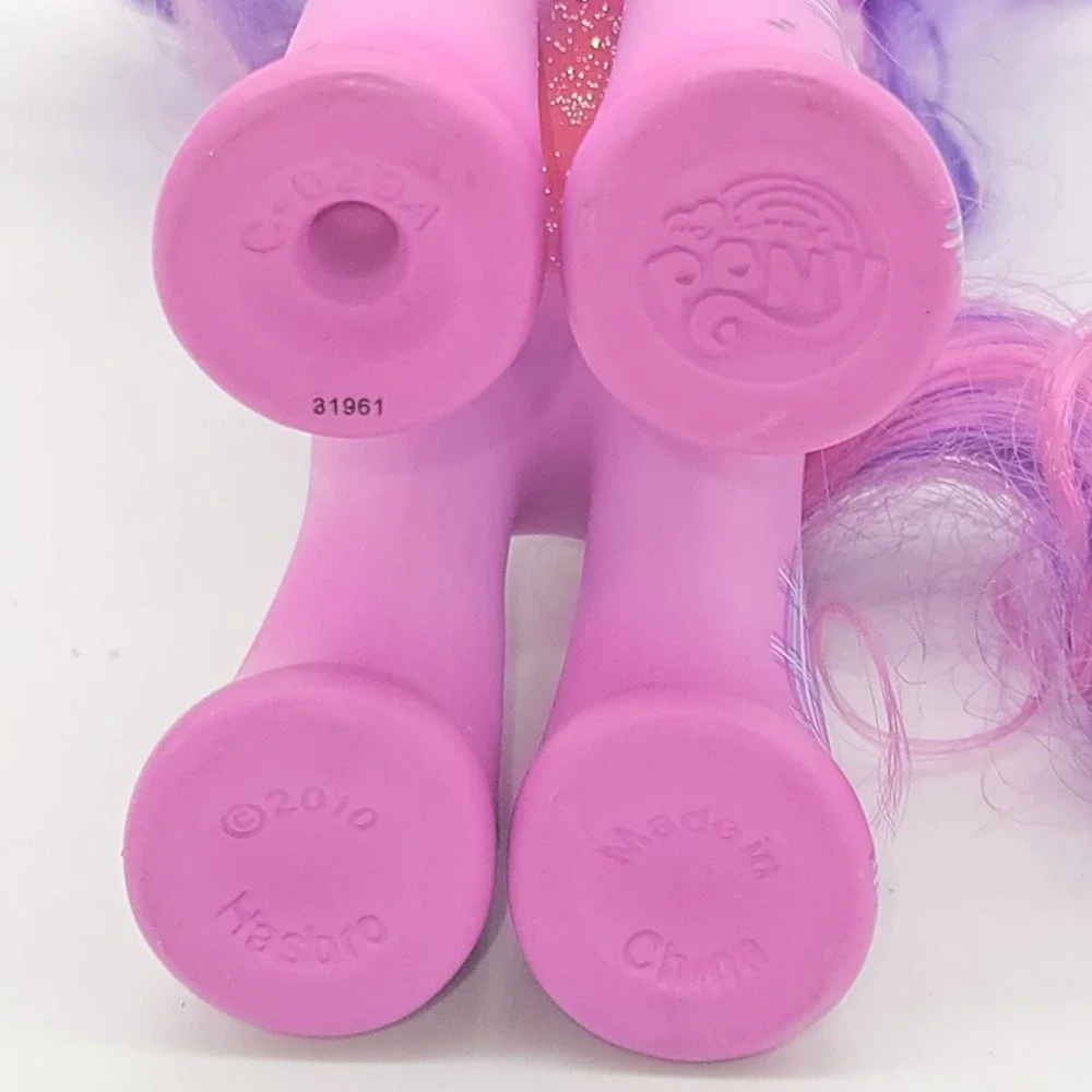 My Little Pony Twilight Sparkle Glitter Unicorn MLP G4 W Brushable 6